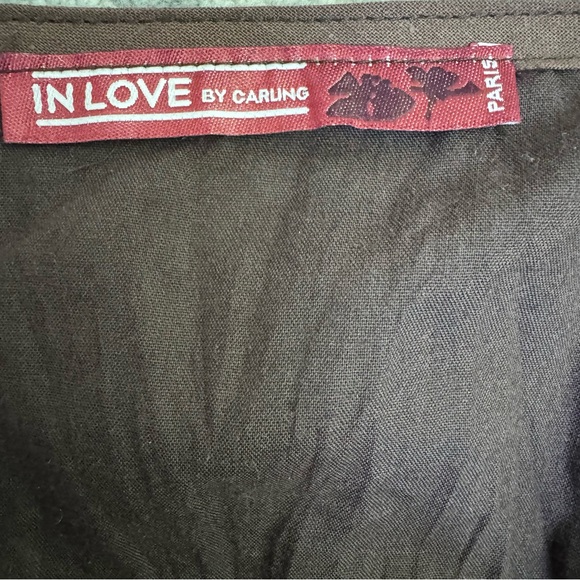 In love Paris by Carling hobo Taffeta Pleated embroidered Floral maxi skirt - Picture 9 of 9